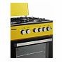 Газовая плита STENFELD T641GEF-02 YELLOW с электродуховкой, желтая