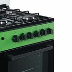 Кухонная плита MIU 5013 ERP ГК LUX с электродуховкой зеленая