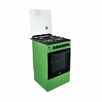 Кухонная плита MIU 5013 ERP ГК LUX с электродуховкой зеленая