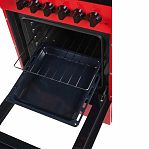 Кухонная плита MIU 5014 ERP ГК LUX с электродуховкой, красная