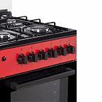 Кухонная плита MIU 5014 ERP ГК LUX с электродуховкой, красная