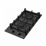 Поверхность газовая варочная Willmark WGH-2302BL 30 см, стекло, черная