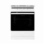 Плита газовая Hansa FCGW 61000, цвет белый, объем духовки 58 л, откидная дверца