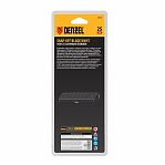 Нож Denzel 78908 25 мм, сменное лезвие, SK4, корпус из ABS + TPR, торцевой зажим
