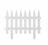 Забор декоративный GRINDA Классика 28х300 см белый 422201-W