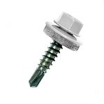 Саморез кровельный белый RAL 9003 4,8х51 мм