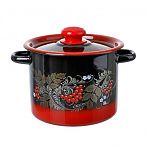 Кастрюля эмалированная цилиндр Сибирские товары 3,5 л С1612.38