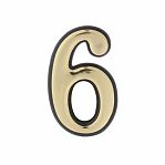 Цифра 6.9 пластмассовая G 5 см
