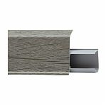 Плинтус со съемной панелью Winart QUADRO 536 Дуб Сепия 55х2200 мм