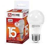 Лампа светодиодная IN HOME LED-A60-VC 15Вт 230В Е27 6500К