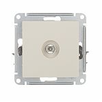 Розетка ТВ оконечная Systeme Electric  AtlasDesign ATN000293 встраиваемая, бежевая  