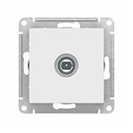 Розетка ТВ оконечная Systeme Electric AtlasDesign ATN000193 встраиваемая, белая