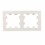 Рамка 2-местная Schneider Electric AtlasDesign ATN00202 универсальная, бежевая