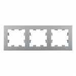 Рамка 3-местная Schneider Electric AtlasDesign ATN000303 универсальная, алюминий