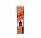 Герметик Sila PRO Max Sealant 1500, для печей, для внутренних работ, черный, 280 мл