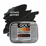 Шпатлевка Palizh GOL wood МАСТЕР акриловая по дереву 0,14кг черное дерево