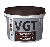 Шпатлёвка VGT акриловая фасадная 3,6 кг