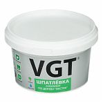 Шпатлёвка VGT ЭКСТРА по дереву белый 1 кг