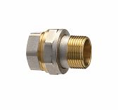 Муфта американка TST К1" TST.151.05 с накидной гайкой, прямая, латунь