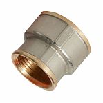 Муфта переходная латунная 1"х 3/4" ВР, соединительная для трубы
