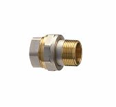 Муфта американка TST K  2", ВР-НР, TST.151.08 с накидной гайкой, прямая, латунь
