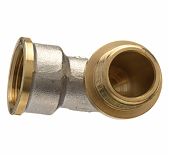 Уголок с переходом TST 3/4", ВР-НР, Латунь, для труб, резьбовой, TST.132.0404