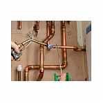 Муфта переходная Viega 22х1/2 ВР медная, для соединения трубы