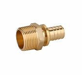 Переходник с НР резьбой 25-R 3/4" латунь Gappo G1307.2505