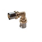 Угольник Giacomini RM122, 90°, 16 x 2, латунь, для труб GIACOTHERM, GIACOFLEX, многослойных