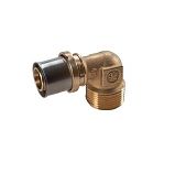 Угольник Giacomini RM127, 90°, Н, 1/2", 20 x 2, латунь, для труб GIACOTHERM, GIACOFLEX и многослойных