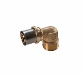 Угольник Giacomini RM127, 90 гр., Н, 1/2", 20 x 2, латунь, для труб Giacotherm, Giacoflex и многослойных