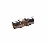 Муфта Giacomini RM102 20x2 20x2 латунь равнопроходная для труб Giacotherm Giacoflex многослойных