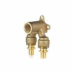 Угольник Elsen Monolit EFA25.16-12WBD 16-1/2", настенный, проточный, ВР, латунь