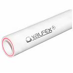 Труба полипропиленовая напорная Valfex SDR 7.4 10105020, 20 бар, армированная стекловолокном, 20х2.8 мм, белая, длина 4 м