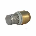 Клапан обратный  Frap F272.06 1" с фильтром сетчатым ВР, пружинный, с пластиковым седлом 