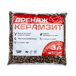 Удобрение Керамзит Органик+ Gold Line дренаж 3 л Для стимуляции роста и питания