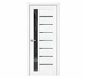 Дверь межкомнатная Браво-27 Snow Melinga Mirox Grey ДО70, 153-1474, с зеркалом 2000 x 700 мм