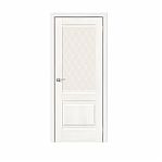 Дверь межкомнатная Прима-3 White Dreamline White Crystal ДO80 153-0205, со стеклом 2000 x 800 мм