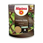 Лазурь-гель Alpina для дерева шелковисто-матовая, орех 0.75 л