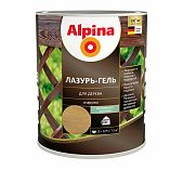 Лазурь-гель Alpina для дерева шелковисто-матовая, орех 0.75 л