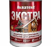 Защитно-декоративное покрытие Акватекс Экстра для древесины, полуглянцевое Дуб 0,8 л