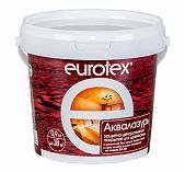 Защитно-декоративное покрытие Eurotex Аквалазурь для древесины Утренний туман 0,9 кг