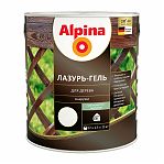 Лазурь-гель Alpina для дерева шелковисто-матовая, Белая 2.5 л