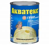 Грунт-антисептик Акватекс для древесины, защитно-декоративный, бесцветный, 0.8 кг