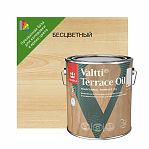 Масло Тikkurila Valtti Terrace Oil для террас и садовой мебели, атмосферостойкое, бесцветное, 2.7 л