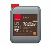 Антисептик Neomid 435 ECO для древесины, концентрат 1:9, коричневый орех, 5л