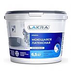 Краска моющаяся латексная Лакра белоснежная 6,5кг 8306486
