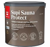 Защитный состав для саун Tikkurila Supi Sauna Протект EP полуматовый 2,7 л