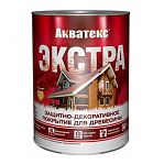Защитно-декоративное покрытие Акватекс Экстра для древесины, полуглянцевое 259774 палисандр 0.8 л