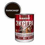 Защитно-декоративное покрытие Акватекс Экстра для древесины, полуглянцевое 259774 палисандр 0.8 л